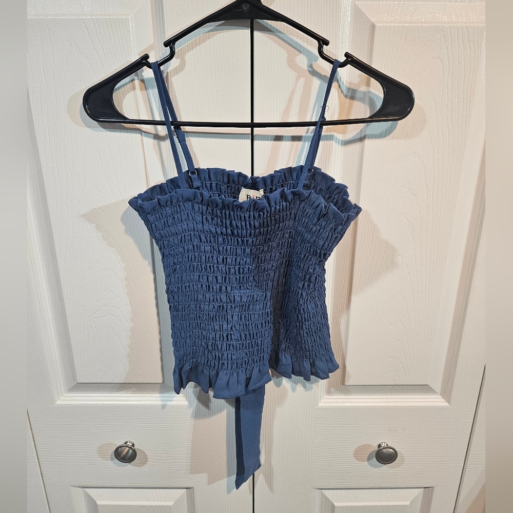Smocked Crop Top